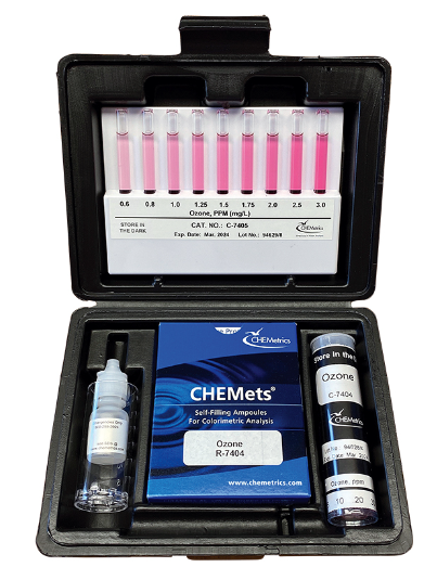 Ozone CHEMets® Visual Test Kit - 0-0.60 & 0.6-3.0 ppm