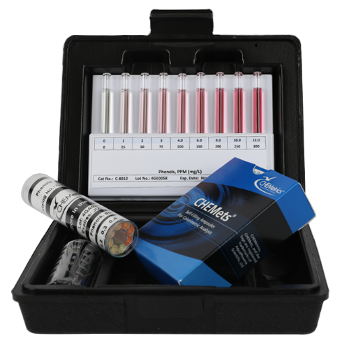 Phenol CHEMets® Visual Test Kit - 0-1 & 0-12 ppm