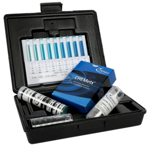 Sulfide CHEMets® Visual Test Kit - 0-1 & 1-10 ppm