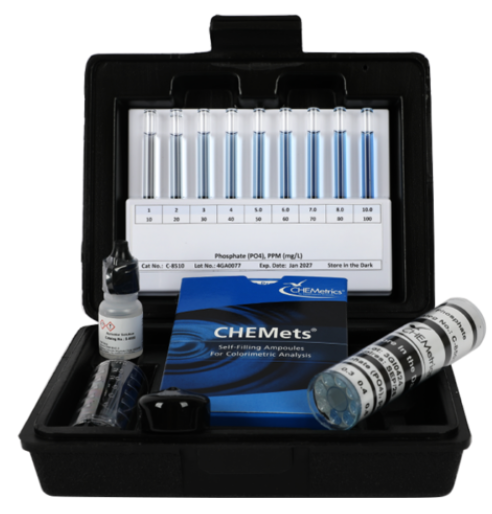 Phosphate (Ortho) CHEMets® Visual Test Kit - 0-1 & 1-10 ppm