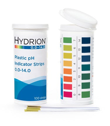 Hydrion (9800) Spectral 0-14 Plastic pH Strip