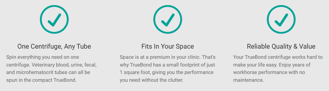 Centrifugeuse vétérinaire Drucker Diagnostics TrueBond