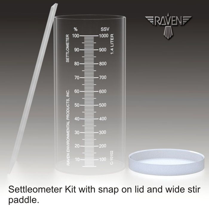 Settleometer kit for SV30 settle test – SSV 0–1000 mL dual scale
