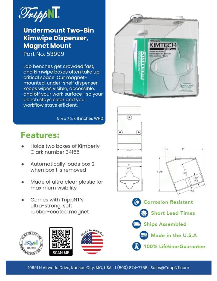 Kimwipe Holders and Dispensers