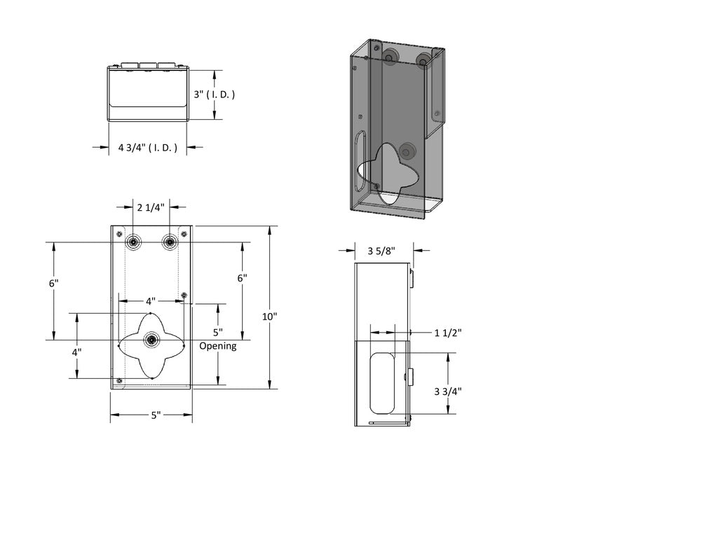 Kimwipe Holders and Dispensers