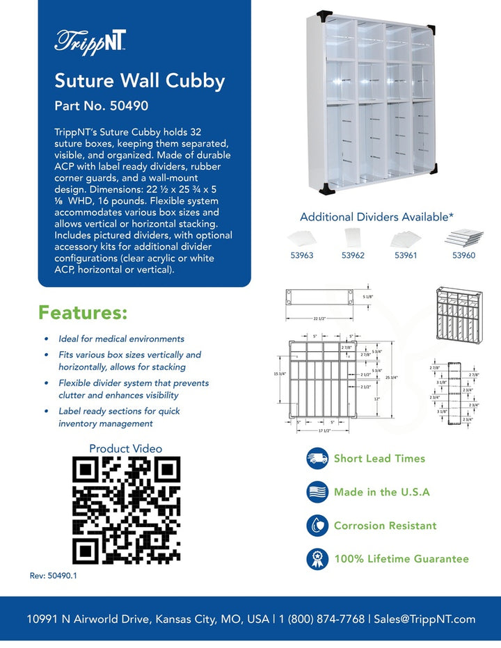 Medical Suture Cubby