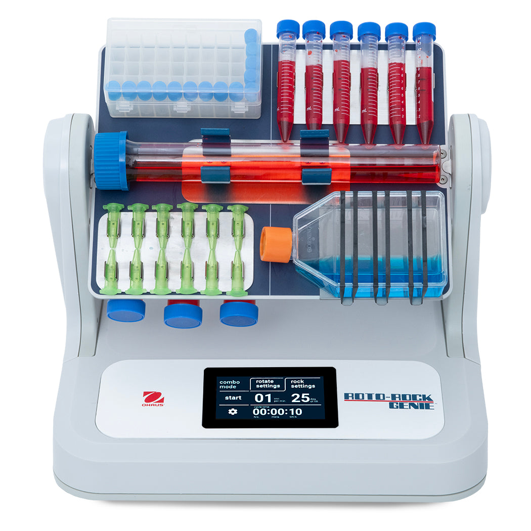 OHAUS Roto-Rock Genie programmable lab rocker and rotator
