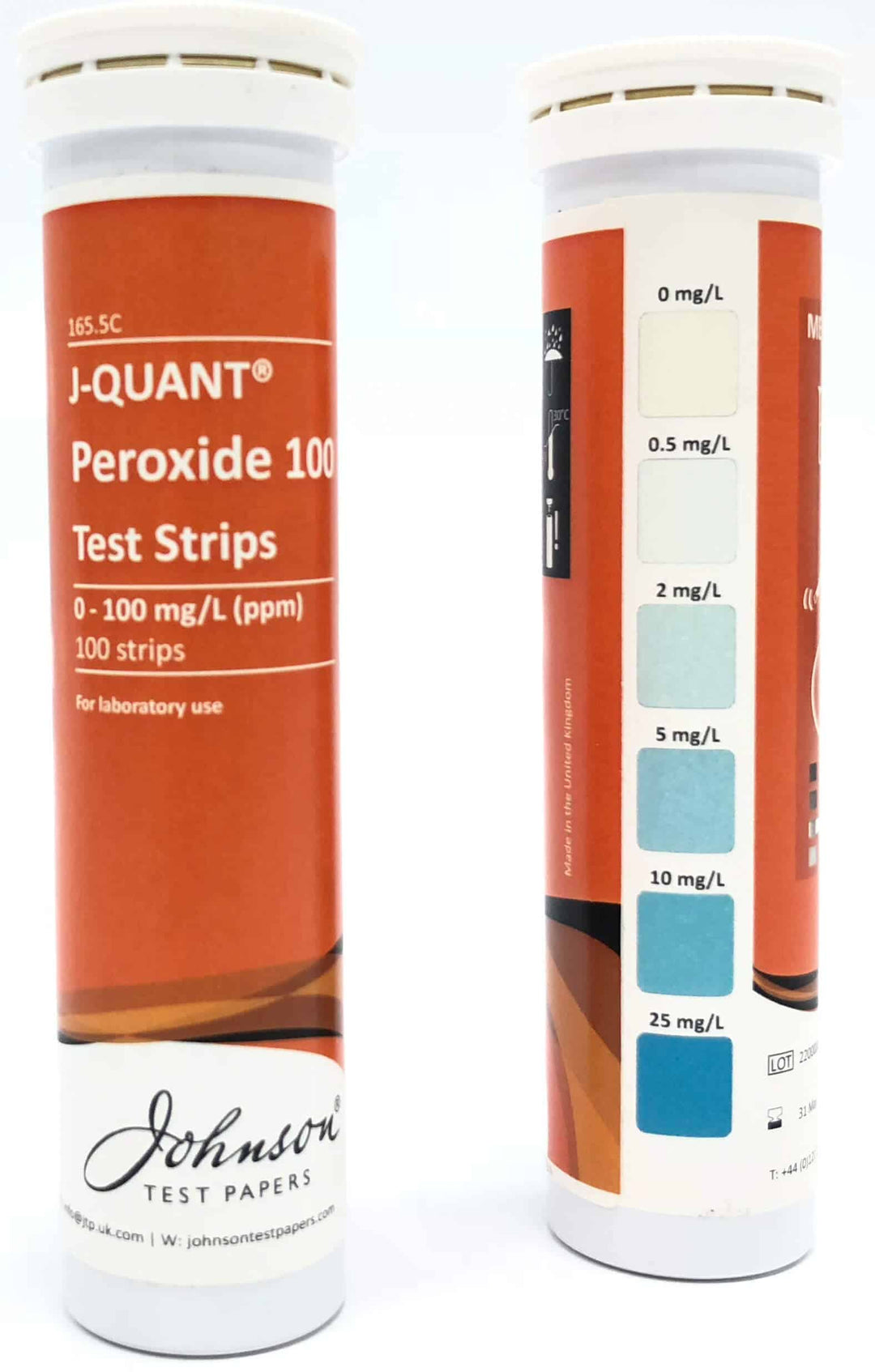 Peroxide 100 J-QUANT® Semi Quantitative Peroxide Indicator Strips