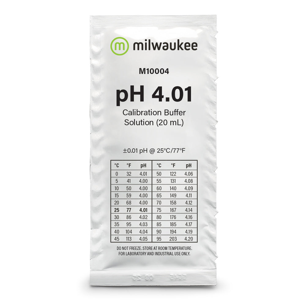 Milwaukee M10004B pH 4.01 Calibration Solution