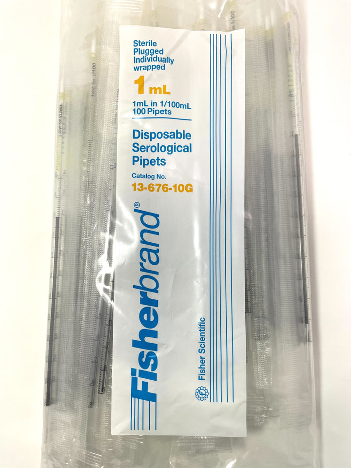 1ml Sterile Polystyrene Disposable Serological Pipets