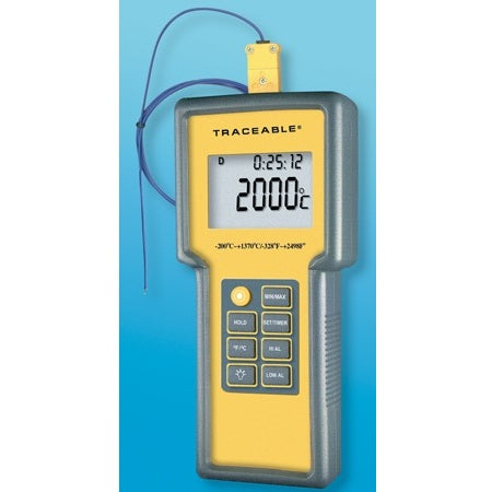 -200 to 1370°C Digital Thermometer Meter with Probe