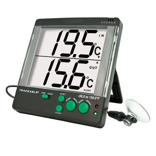 -50°C  to 70°C Digital Thermometer with 4 Alarms