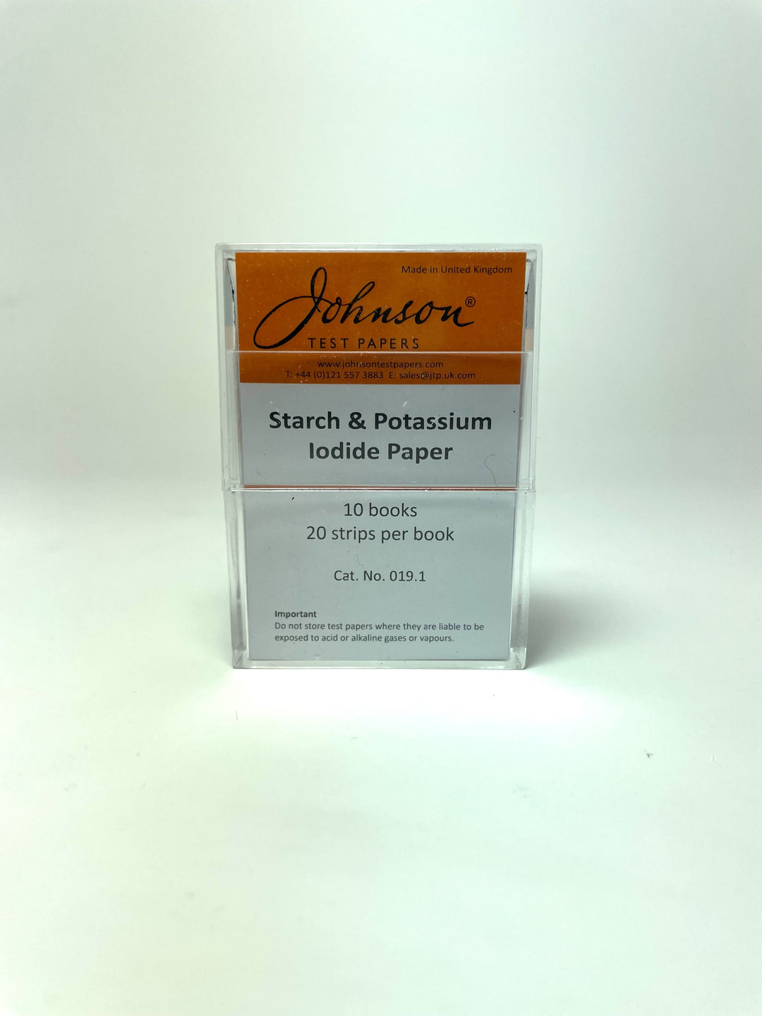 Starch & Potassium Iodide Paper Test Strips