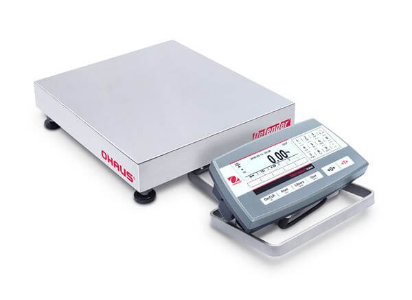 Ohaus Defender 5000 - 50kg x 2g Legal for Trade Bench Scale - 18" x 18"
