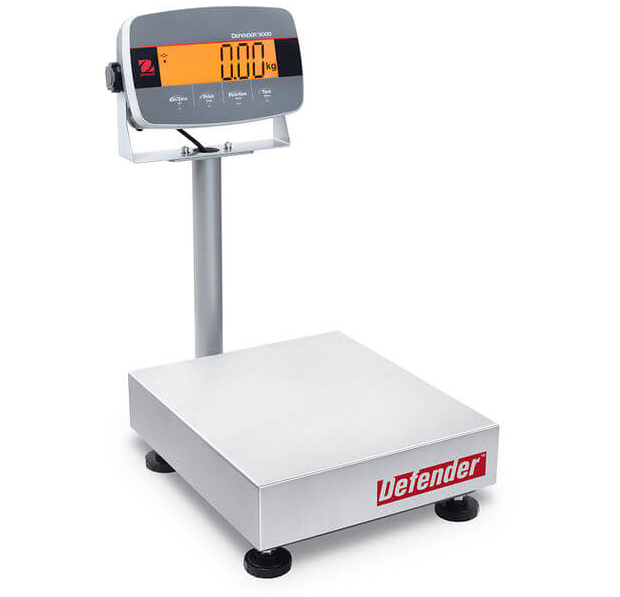 Ohaus Defender 3000 Hybrid - 150 Kg x 20 g Legal for Trade Bench Scale