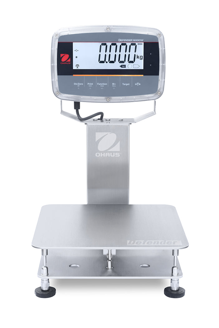 Ohaus Defender 6000  - 25 Kg x 2g Washdown Legal for Trade Bench Scale
