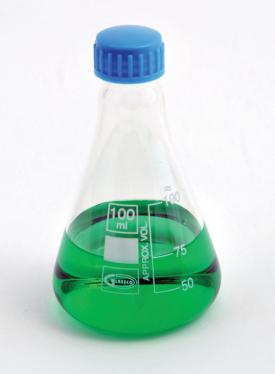 Erlenmeyer Flask with Screw Cap