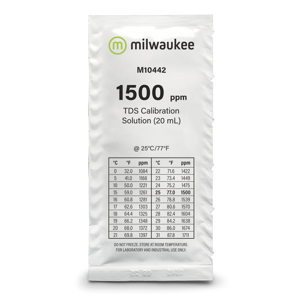 Milwaukee M10442B 1500 ppm TDS Solution Sachets