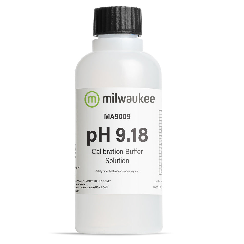 Milwaukee MA9009 pH 9.18 Calibration Solution