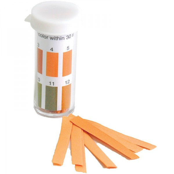 Paper pH Test Strips - 1-14pH, 100 Strips