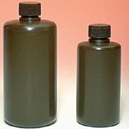 1L Narrow Mouth Amber HDPE Bottle