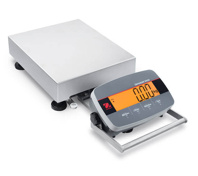 Ohaus Defender 3000 Washdown - 75 Kg x 10 g Legal for Trade Bench Scale