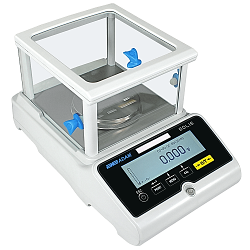 Adam Equipment SPB 2103i Precision lab balance with square breeze break and backlit touch screen